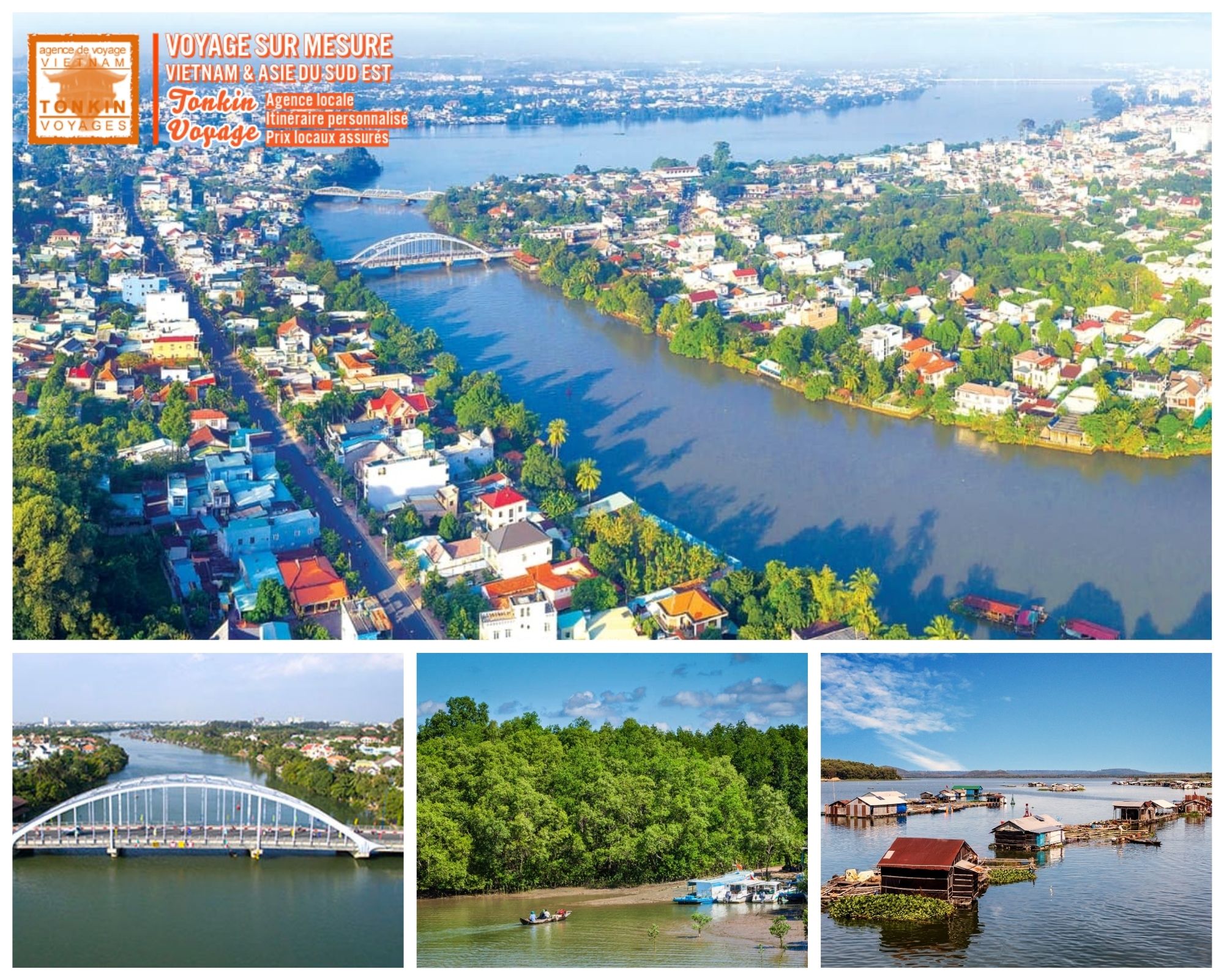 Voyage au fil des fleuves du Vietnam Fleuve Đồng Nai de la for&ecirc;t tropicale aux portes de Saigon